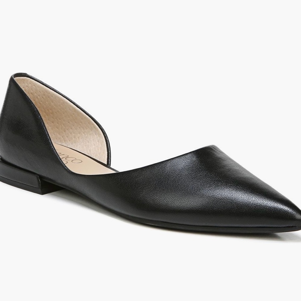 Franco Sarto D’Orsay black flats